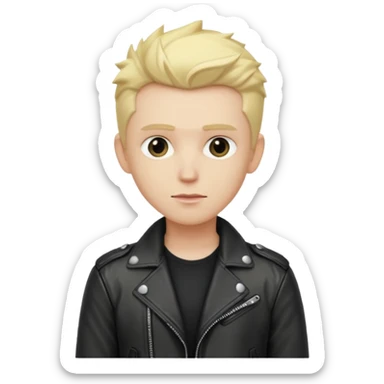 The character "Spike" from buffy the vampire slayer sticker