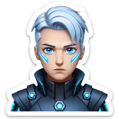 cyberpunk leader sticker