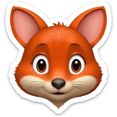 Nick Zootopia enamorado con ojos de corazon sticker