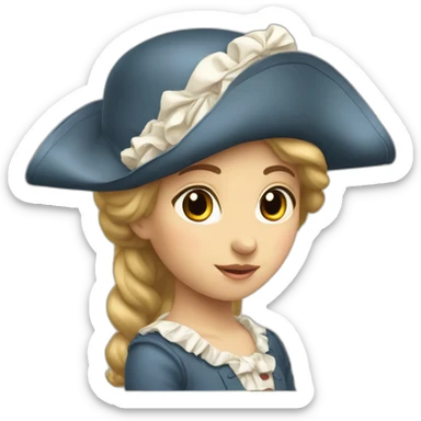 French-Revolution-girl-liberty-cap sticker