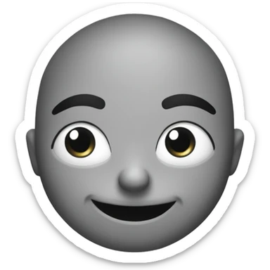 A winking face with one eyebrow raised and a mischievous smirk. sticker