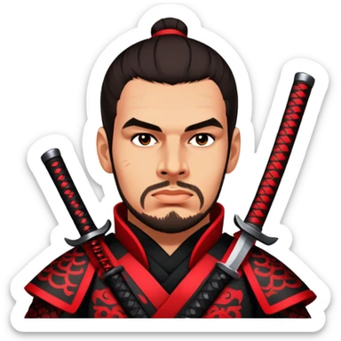 Daring Samurai sticker