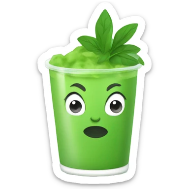 Green smoothies  sticker