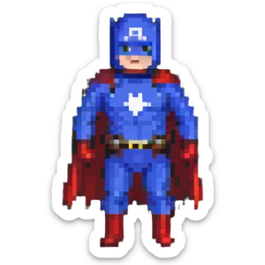 superhero sticker