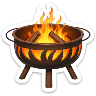 Forge Fire Pit in blacksmith item sticker