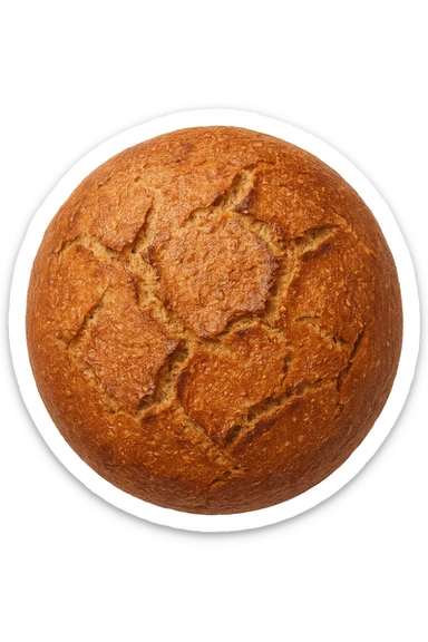 crusta di frumento vista dall'alto, iperrealistiche 4k sticker