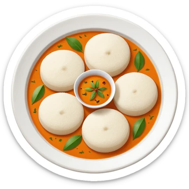 2 idli sambar  sticker