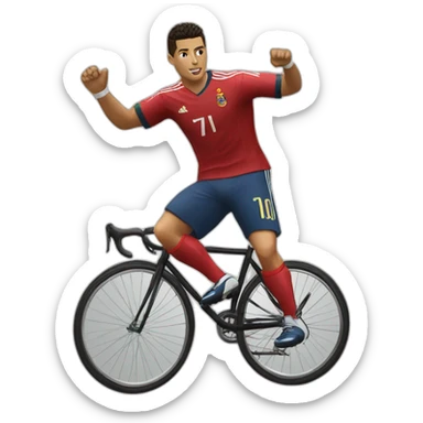 Ronaldo bycicle kick sticker