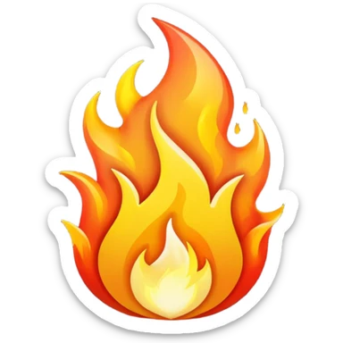 mirco steps of fire sticker