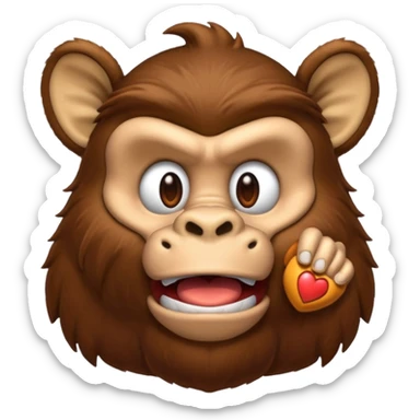 donkey kong making 👌 sticker