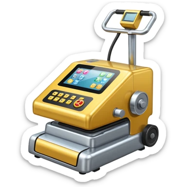 Floor machine  sticker