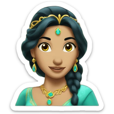 Princess Jasmine sticker