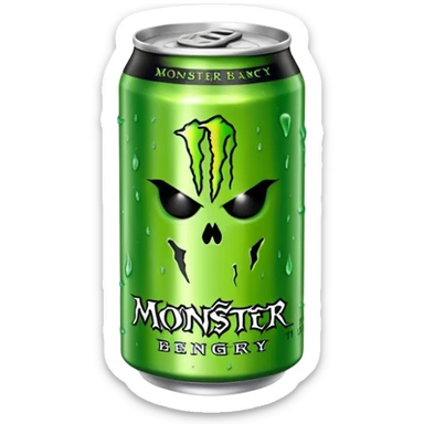 Monster energy drink sticker