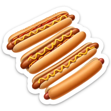 Nature hot dogs sticker