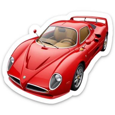 Alpha Romeo 33 stradale sticker
