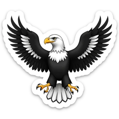 beşiktaş and eagle and logo sticker