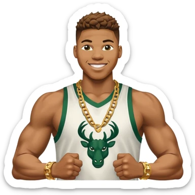  Giannis “Flex” meme sticker