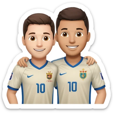 Messi  con Ronaldo che fanno il 67  sticker