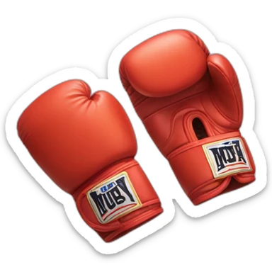 muay thai gloves sticker