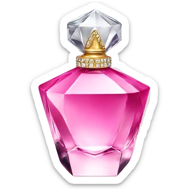 Juicy couture pink perfume diamond top sticker
