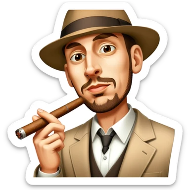 Funny gangster  sticker