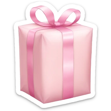 light pink package sticker