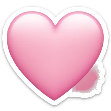pink heart sticker