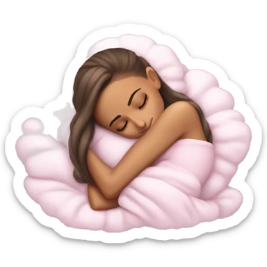 Ariana Grande sleeping sticker