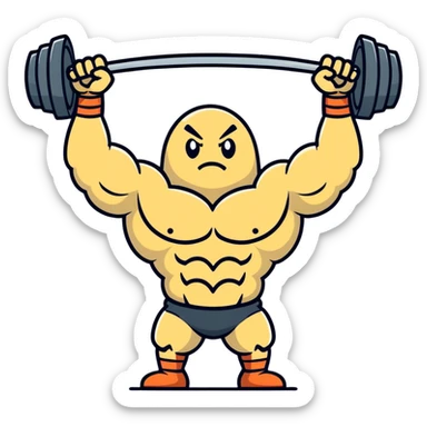 Strong peanut sticker