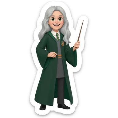 Hogwarts magic teacher sticker