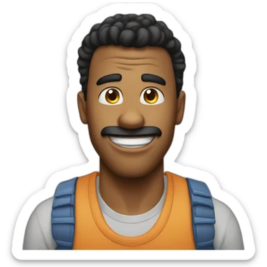 A man saw goofy ahh image sticker