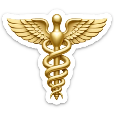 Images for the adaptive pack must be monochrome with transparency for correct display --  gold caduceus sticker