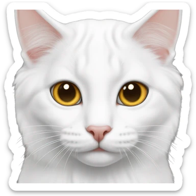 Turkish van white sticker