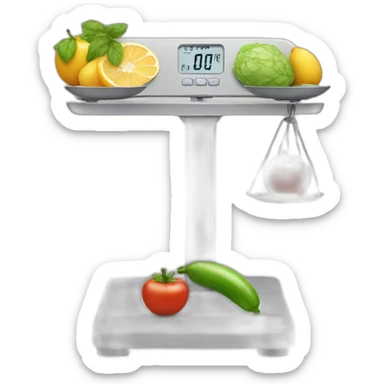 food scale sticker