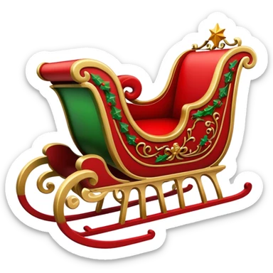 Christmas Sleigh  sticker