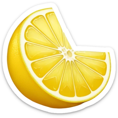 lemon wedge
 sticker