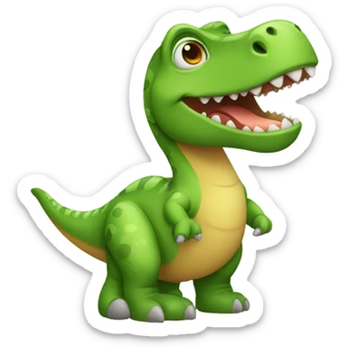 Friendly dinosaur  sticker