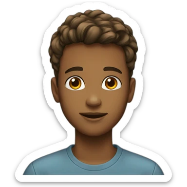 Adolescent de 15 ans beau sticker