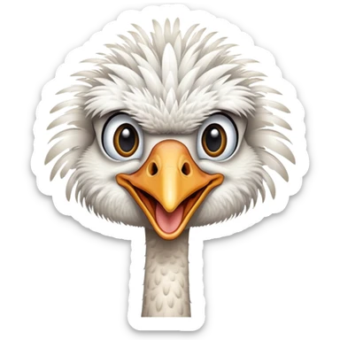 ostrich emoji based on popular memes sticker