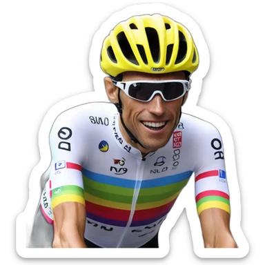 Tadej pogacar Tour de France  sticker