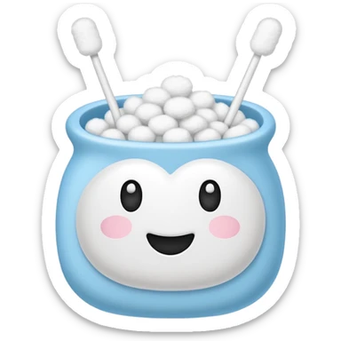 ear cotton sticks  sticker