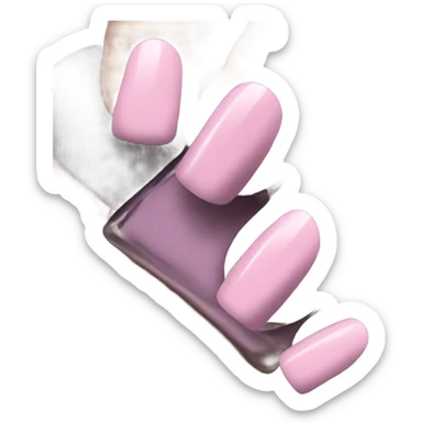 nail polish cute sticker