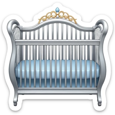 Platinum baby crib sticker