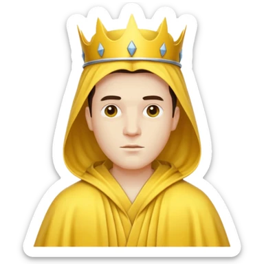 The King in Yellow from by Robert W. Chambers sticker