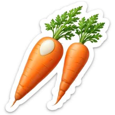 Make a egg and carrot emoji sticker