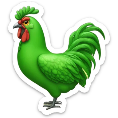 pea-cock sticker