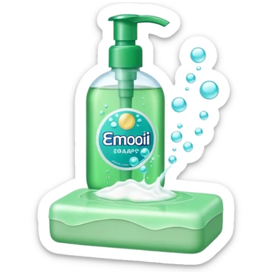 Soap and shampoo sticker