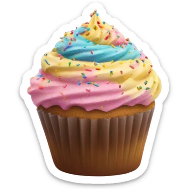 Cupcake sticker