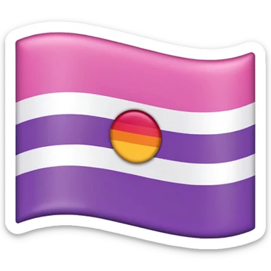 Lesbian flag sticker