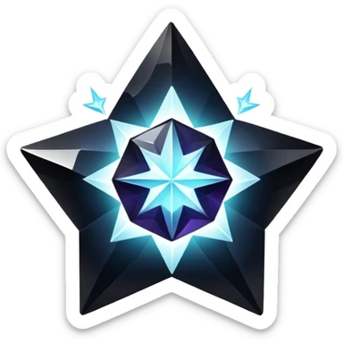 Divine star jewel of darkness sticker